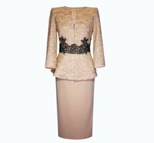 Abito vestito tubino  Giacca  Carla Ruiz mamma sposo sposa -30% Tg 48 XL