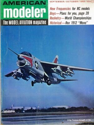 AMERICAN MODELER Sept  Oct 1966 Magazine Thorp Tiger R/C Scale by Jess Kriessler