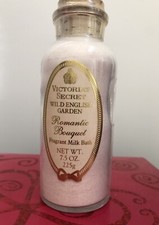 Victoria  s Secret Garden ROMANTIC BOUQUET Milk Bath RETIRED 7.5 oz Sealed RARE