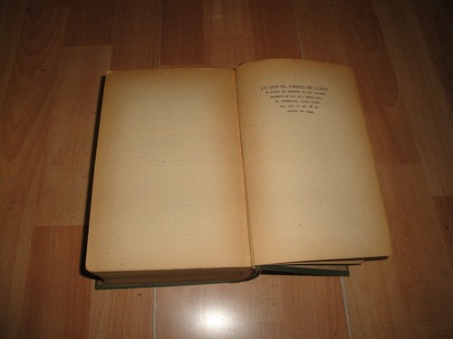 LO QUE EL VIENTO SE LLEVO LIBRO DE MARGARET MITCHELL 1ª EDICION DEL AÑO 1943 - Imagen 7 de 7