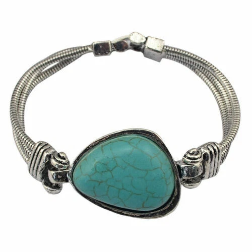 Markenlose versilberte aus Stein Modeschmuck-Armbänder-Anhänger