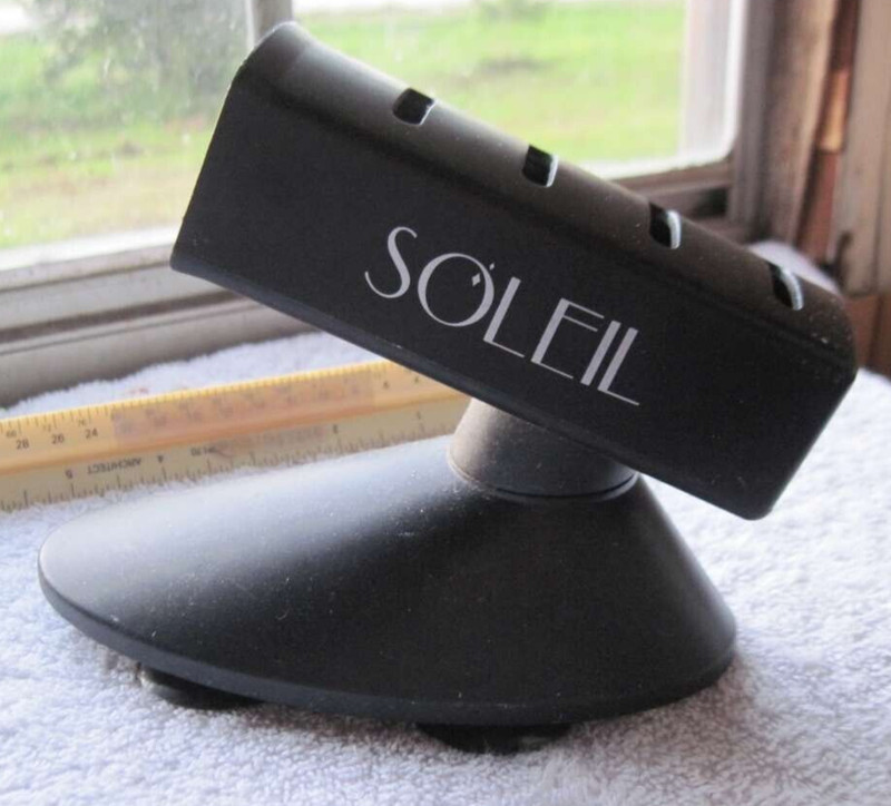 Soleil Flat Straight Iron Hair Tool Holder Stand Accessory Suction Cups Preowned