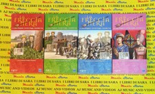 4 VHS Film LA FRECCIA NERO Reggiani Loretta Goggi ELLEU L'UNITA' (F243) keine DVD