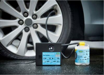 suits PEUGEOT 208 Wheel Space Saver Tyre Inflator Kit TPMS Safe