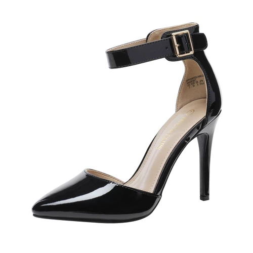Women's Pointed Toe Ankle Strap High Heel Stiletto Wedding Party Pumps Shoes - Picture 13 of 32