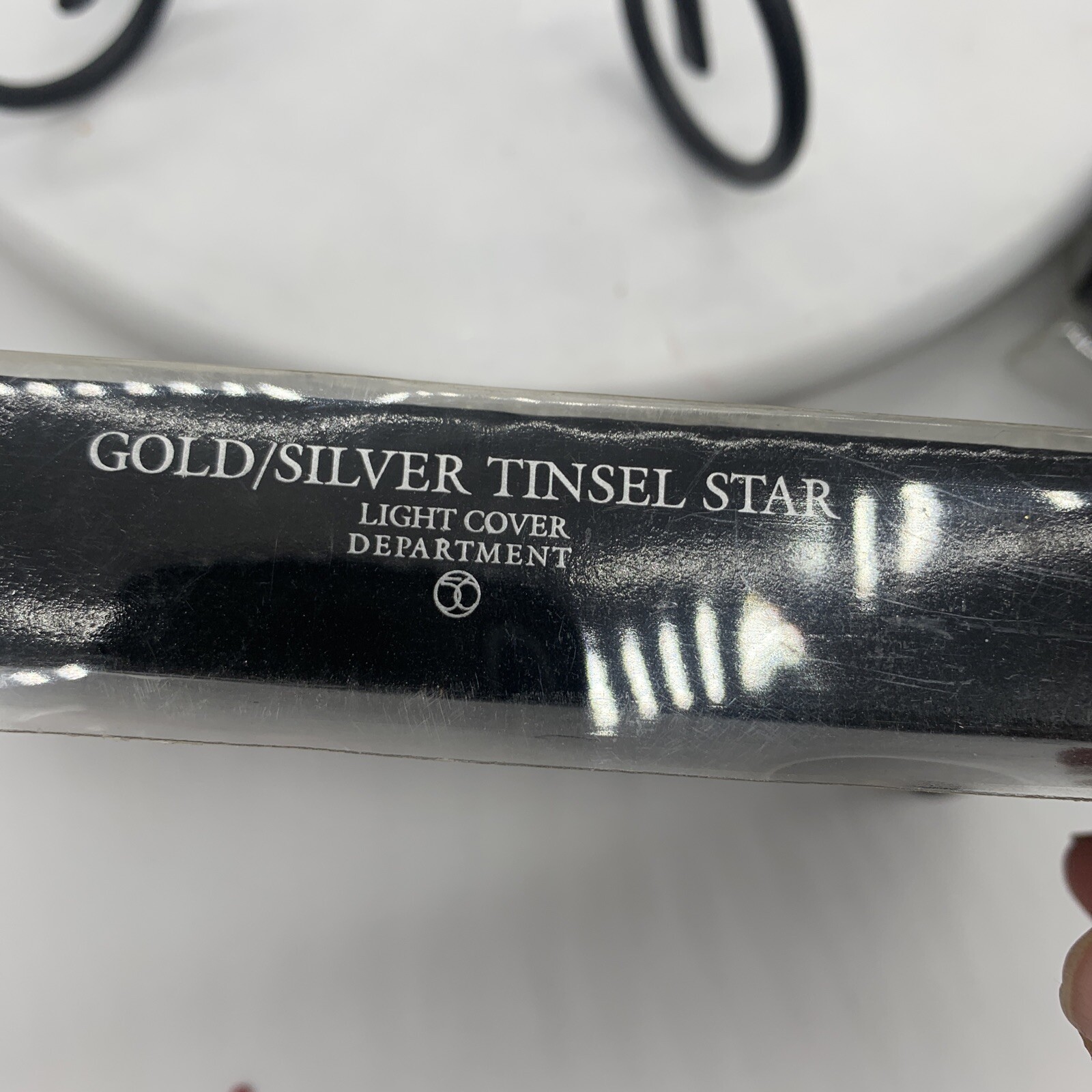 Dept 56 Gold Silver Tinsel Star Light Covers Lot 12 for Christmas Tree