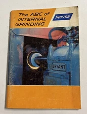 Vintage 1968 Norton Co The ABC of Internal Grinding Workshop Manual Guide Book