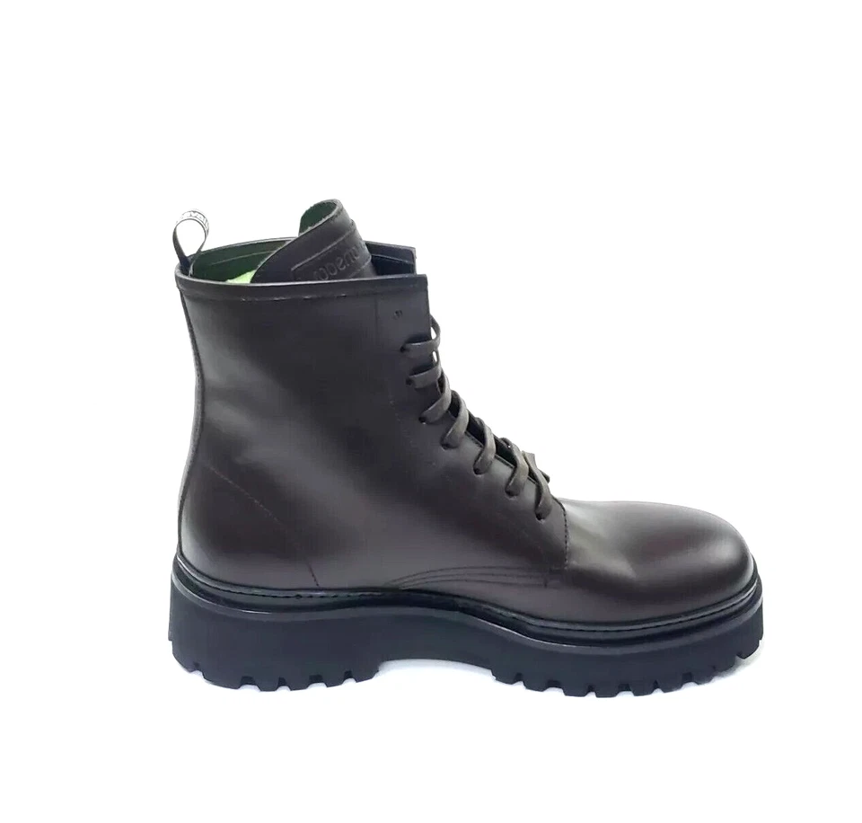 Botas de Senderismo Clase Roberto Cavalli Cuero Marrón Hombres Italia 43/ EE. UU. 10 Foto 3 de 4