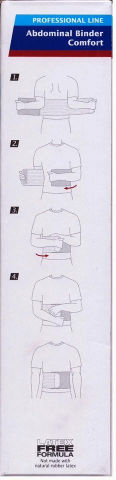 ACTIMOVE Abdominal Stütze Bauchgurt Bauchbandage Bauchweg geschloßen 55 bis 195 - Bild 3 von 4