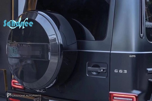 Black Spare Wheel Tire Ring Cover For Mercedes Benz G Class W463 W464 G55 G63 - Picture 8 of 10