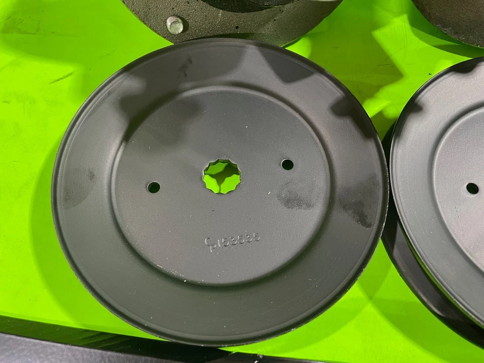 Z254F DECK REBUILD KIT: CAST IRON SPINDLES,  LIFT BLADES, PULLEYS BELT - Image 4 of 4