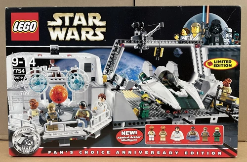LEGO Star Wars 7754 Home One Mon Calamari Star Cruiser 6 Minifigures 789 Pieces