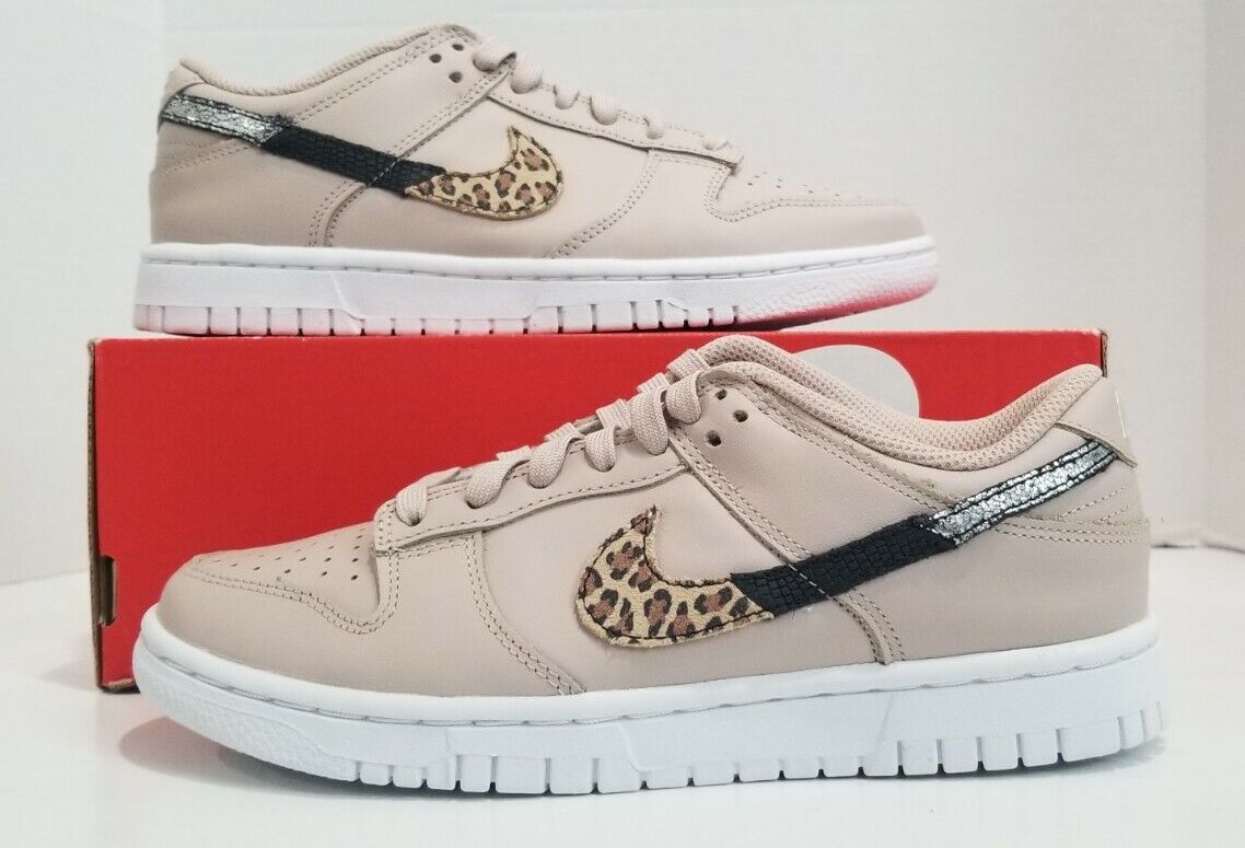 Nike Dunk Low SE Primal Pink Leopard Swoosh Women's Sz 6.5 Nike Dunk Low SE Primal Pink Leopard Swoosh Women's Sz 6.5