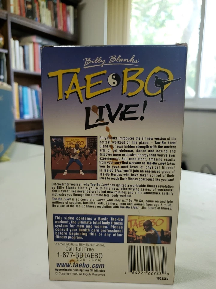 VINTAGE Billy Blanks' Tae Bo Live Basic Workout (VHS, 1999) Exercise  - Image 2 of 3