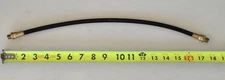 NEW SINGLE 18 INCH GREASE GUN FLEX WHIP HOSE EXTENSION W/BRASS 1/8-INCH NPT ENDS