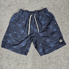 Vuori Kore Shorts Men's Medium Blue Lined 7" Inseam Athletic Gym Stretch