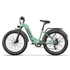 Joobike J001 Bicicletta Elettrica - Bici Elettrica con Batteria 48V 17,5Ah, Shimano 7 Velocità