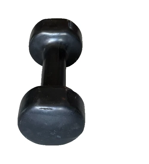 600 Ручной гантели черный неопрен с покрытием 8 фунтов один блок - Изображение 4 из 4