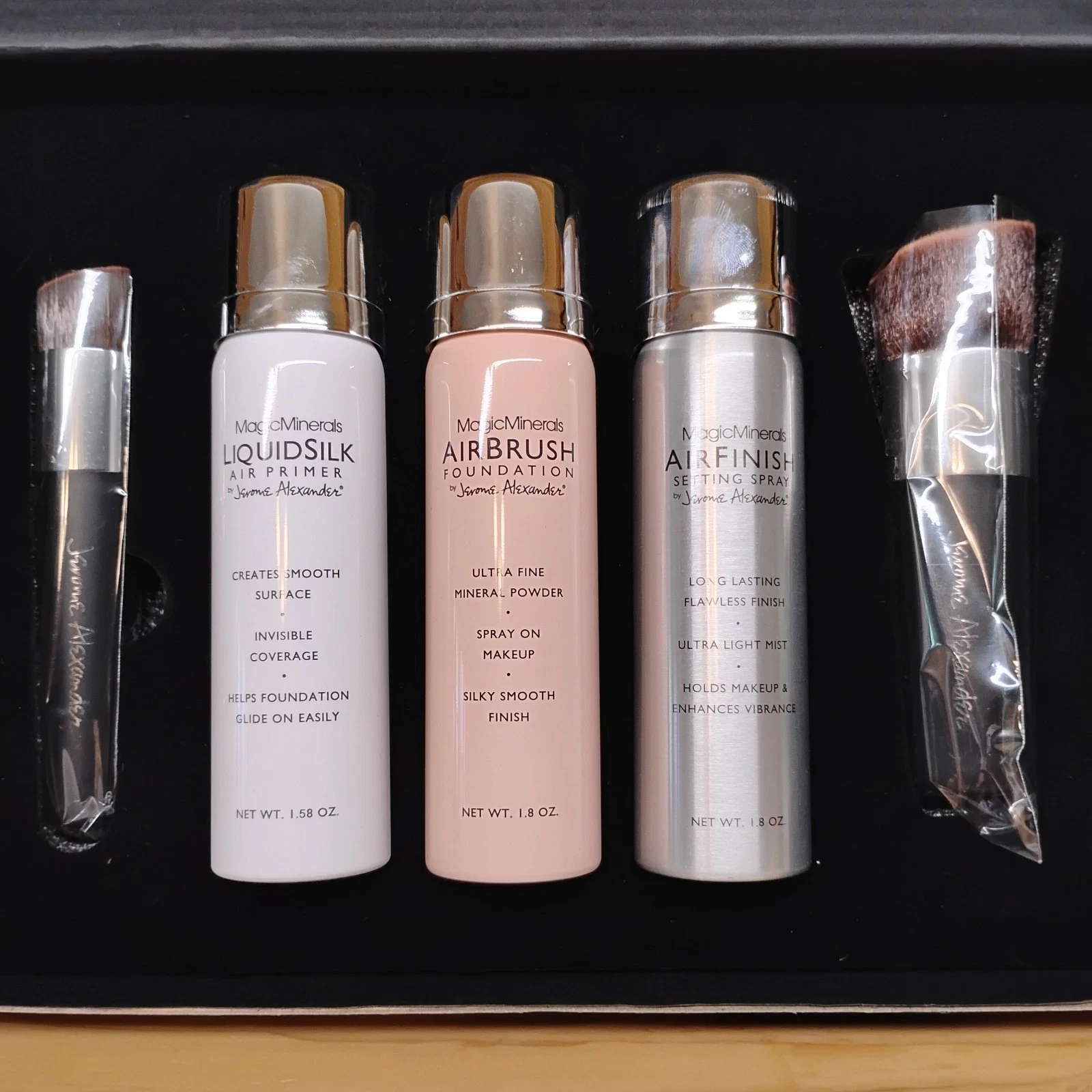 Jerome Alexander Magic Minerals Deluxe Set 50th Anniversary Light Makeup Kit New