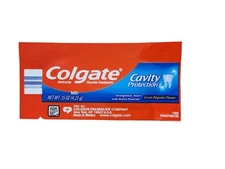 Colgate Cavity Protection Toothpaste Sachets 0.15 oz 20 Pack Travel Size