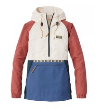 LL Bean Mountain Classic Anorak Multi Color Pullover Windbreaker - Tall Large
