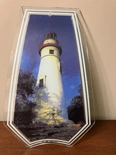 OK lighting Replacement Glass Panel For Lamp - Lighthouse (1 Piece Only)