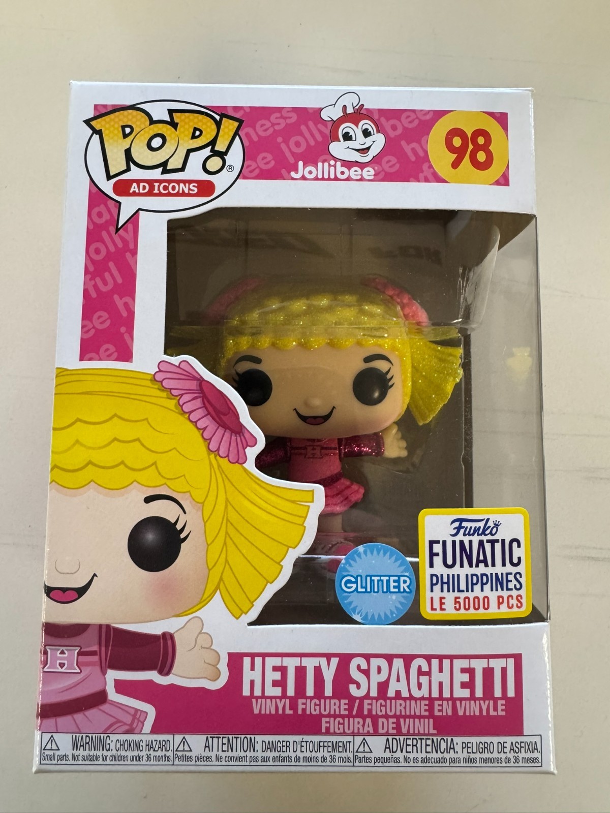 Funko Pop! Iconos De Anuncios - Hetty Spaghetti - Jollibee - Funatic Le 5000 - 98