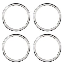 1940 Style Stainless Steel 15 Inch Beauty Ring Ribbed 4-pack 1940 Style Stainless Steel 15 Inch Beauty Ring Ribbed 4-pack
