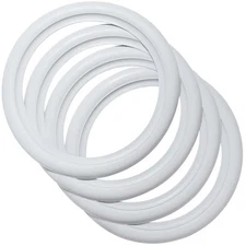 White Wall Portawall Trim Ring Set for 16" Motorcycle Rims Tyre Sidewall Inserts