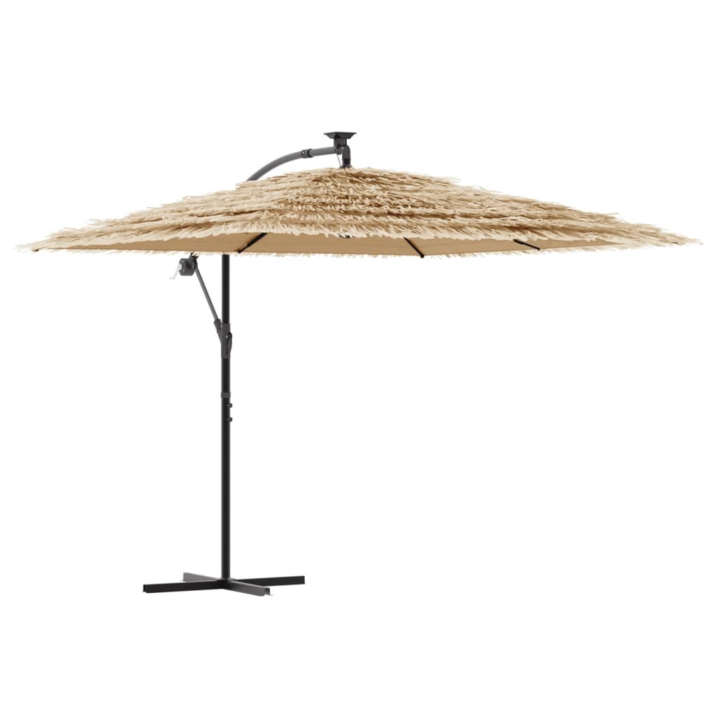 Parasol de jardin carré protection UV 269 cm contre la chaleur d'été