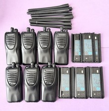  LOT OF 7 Kenwood TK-2300 VHF 150-174MHz 4 Ch 2 Watt Two-Way Radios w/Batteries