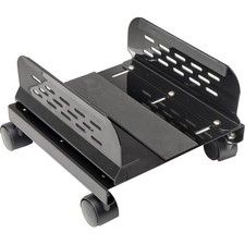 Syba Steel Computer Stand for ATX Case with Adjustable Width and 4 Caster Wheels