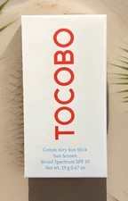 TOCOBO Cotton Soft Sun Stick 19g SPF50+/PA++++Airy & Soft Daily Sun Care