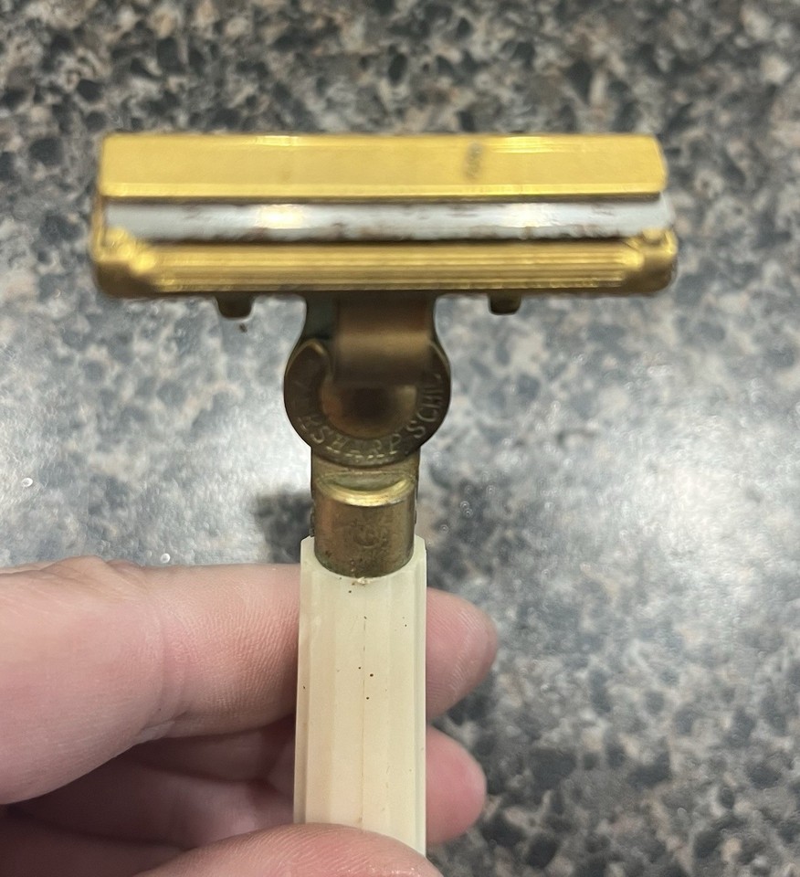 Vintage 1940s Eversharp Schick G4 Injector Razor Ivory/Cream Bakelite ...