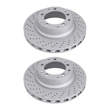 2 Bremsscheiben gelocht Ø 307 mm 28 mm A.B.S. für u.a. PORSCHE 911