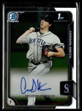 2015 BOWMAN CHROME 1ST PROSPECT AUTO CARSON SMITH MARINERS