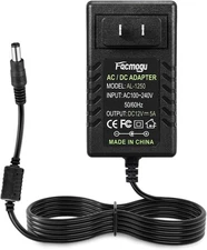 Facmogu 12V 5A Power Supply Adapter AC 100-240V to DC Converter 5.5x2.5mm Plug