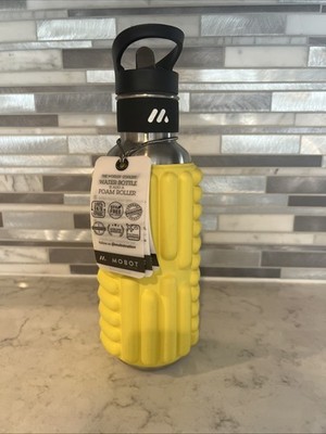 Mobot Water Bottle Foam Roller Yellow 27oz
