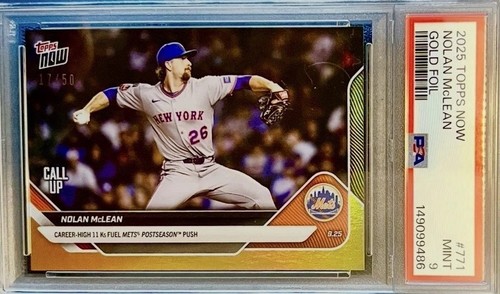 2025 Topps Now 771 Nolan McLean