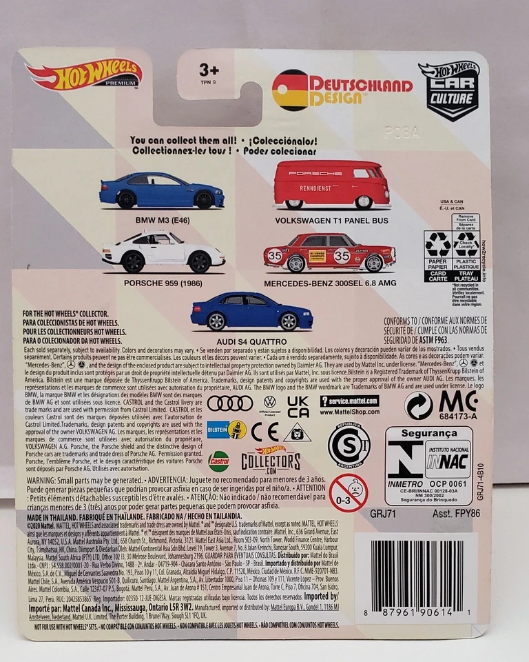 Hot Wheels Premium Deutschland Design Volkswagen T1 Panel Bus 2/5 - Image 2 of 4