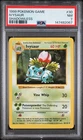 1999 POKEMON BASE SET SHADOWLESS #30 IVYSAUR PSA 7