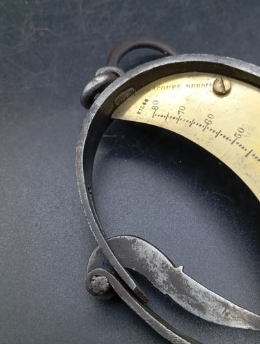 Ancien PESON du XIXe 80Kg FER FORGE Jacques Dubois Non Fonctionnel - Photo 17/22