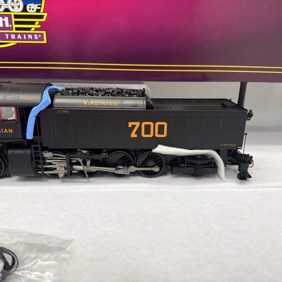 MTH Premier 20-3101-1 Virginian Triplex 2-8-8-8-2 Steam PS.2 O Gauge New #700 3v - Image 3 of 4