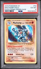 PSA 6 2016 Pokemon XY Evolutions Machamp 59/108 Holo Foil PRERELEASE Stamped on eBay