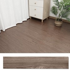 36-Pack 54 Sq.ft Wood Effect Tiles, Peel and Stick Floor Tiles Vinyl Flooring...