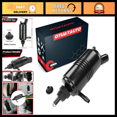 Rear Windshield Washer Pump Replacement for GM Vehicles - OE Style with Grommet