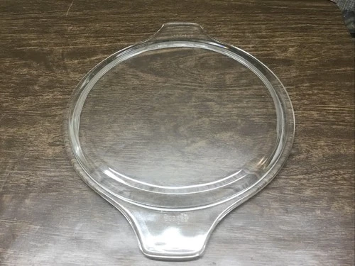Vintage Pyrex 475-C Casserole Flat Tab Handle Clear Glass LID ONLY