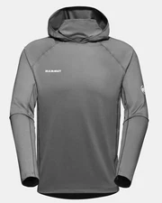 NEW Mammut Selun FL Sun Hoody Men's XS Extra Small - Titanium Gray