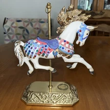 Vintage Limited Edition Carousel Horse Porcelain Figurine 1987