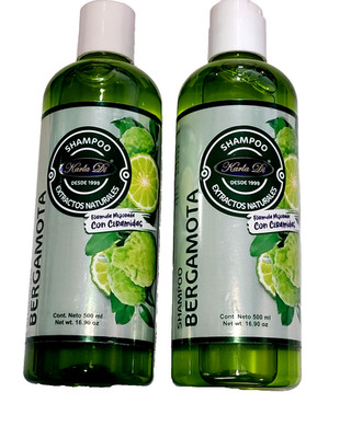 2X Shampoo de Bergamota, Bergamot Shampoo, {2 Bottles of Shampoo} { Karla Di }